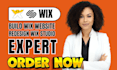 fix wix website design, build, redesign wix website, wix ecommerce, wix studio