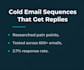 write cold email sequences that get replies