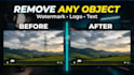 remove unwanted objects, watermark, logo from your video cleanly and naturally