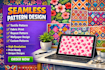 design seamless pattern textile fabric pattern repeat pattern wallpaper pattern