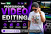do professional video editing, youtube video edit