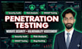 cybersecurity project and penetration testing for web app