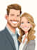 make family or couple caricature