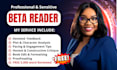 be your sincere romance beta reader and alpha reader with critique feedback