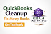 clean up and fix your quickbooks online bookkeeping