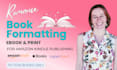 format your romance novel for KDP kindle ebook and print