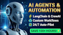 build autonomous ai agents and custom llm applications using langchain and llama