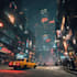 design an cyberpunk sci fi futuristic city