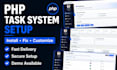 install and customize your PHP task or project management system