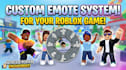 develop a roblox r6 emote system with 70 plus emotes