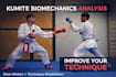 analyze your karate kumite technique using biomechanics