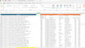 data analysisi cleaning, formatting, sorting, PDF to excel,