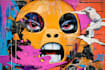 create a unique street pop art collage