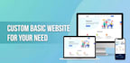 create a custom responsive basic website for your need