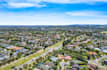 visualize 3d residential suburb,roofs solar panel,townhouses,aerial shots render