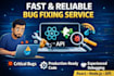 fix your java, react, vuejs, nodejs or API bug fast