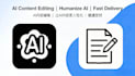 edit, proofread and humanize your ai generated simplified chinese content