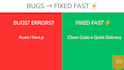fix bugs in your react and next js app
