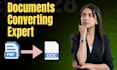 convert PDF to word documents