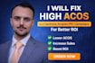 fix high acos in 30 days with expert amazon PPC optimization