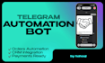 build a custom telegram bot for business automation