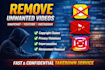 help remove unwanted content from social media accounts