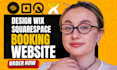 design squarespace or wix booking membership website setup acuity scheduling