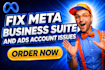 fix setup meta business suite business ads manager issues