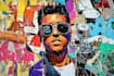 create a unique street pop art collage