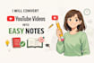 summarize youtube educational online courses in clear bullet points notes key
