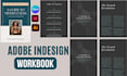do educational workbook interior, adobe indesign, layout design