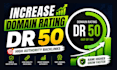 increase domain rating dr50
