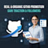 do real and organic github promotion to gain traction and followers