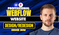 design or develop webflow website, figma to webflow, webflow expert