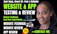 do website feedback and beta testing app review software testing website review