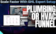 generate hvac plumbing leads using ghl instant estimate funnel automation system