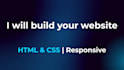do simple HTML CSS website