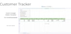 create a clean customer tracker in excel or google sheets