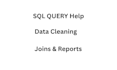 write sql queries and help with database tasks