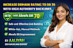 increase domain rating ahrefs DR 70 with SEO backlinks