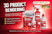 3d cad design and product rendering for amazon listing ecommerce visuals