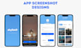 design mobile app screenshot app feature graphic ios app screenshots app preview