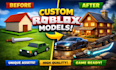 design unique roblox assets and models