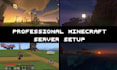 create, develop and setup your paper mc, smp, spigot, purpur, bedrock server