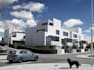 develop modern apartment building, modular house design, 3d walkthrough video