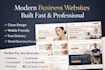 build a modern small business website with fast delivery
