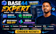 base44 web app, fix base44 bugs, deploy base44 web app, base44 expert, base44