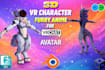 create unique vrchat avatar anime furry character model