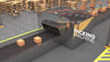do 3d warehouse automation robotics sorting conveyor system factory animation