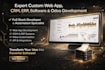 do web app, software development, full stack developer crm odoo erp desktop app